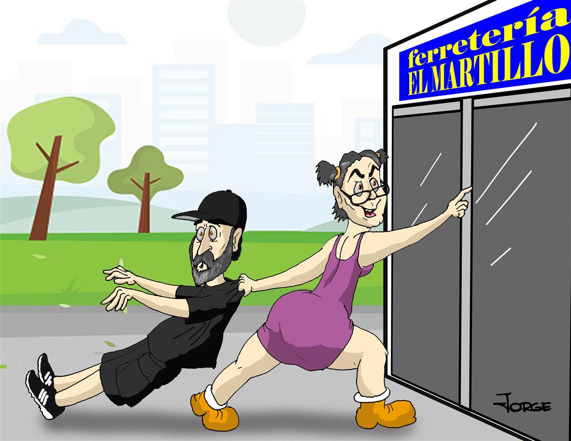 “Mejor vamos a una boutique, mi cielo…” 